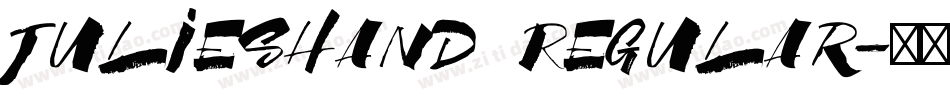 JuliesHand Regular字体转换